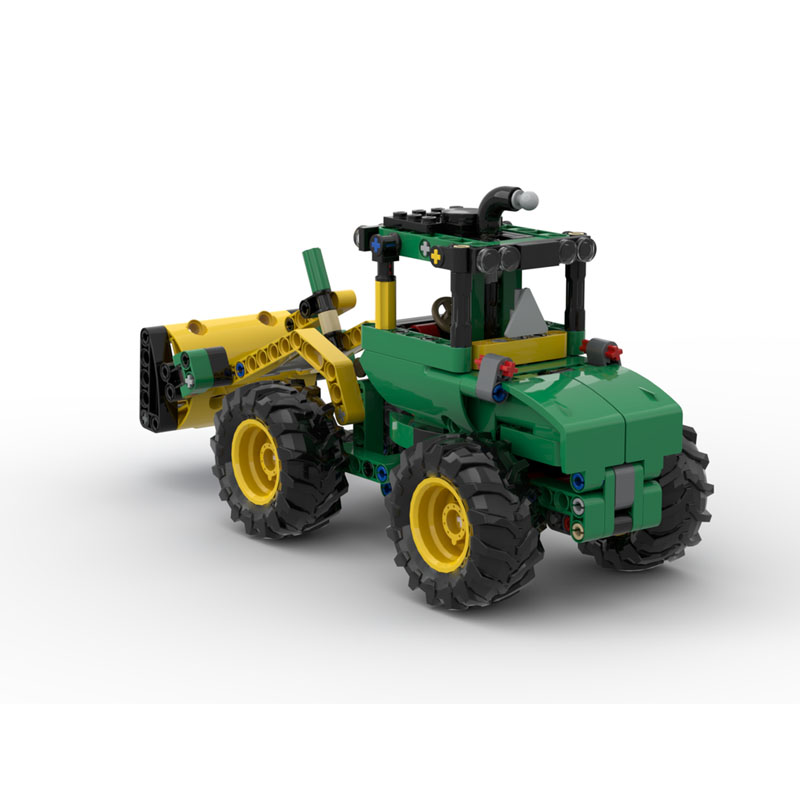 Urban Farming For Kids - MOC-130884 Модель строительного бульдозера с фронтальным