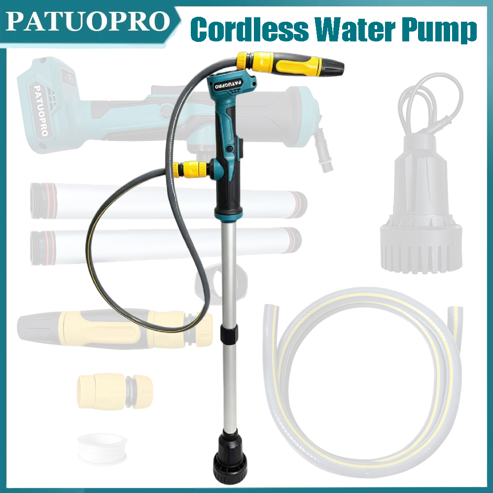 Water Pump Submersible Mini - 21В Беспроводной насос для бассейна, портативный,
