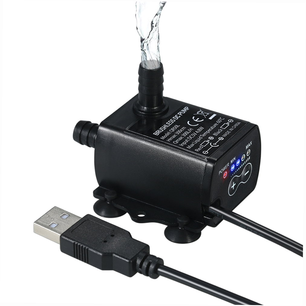 Water Pump Submersible Mini - Ультра-тихий мини-USB DC5V 4,8 Вт 300