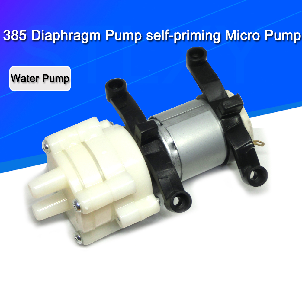 Water Pump Submersible Mini - 385 DC 6V-12V Высокая термостойкость 100
